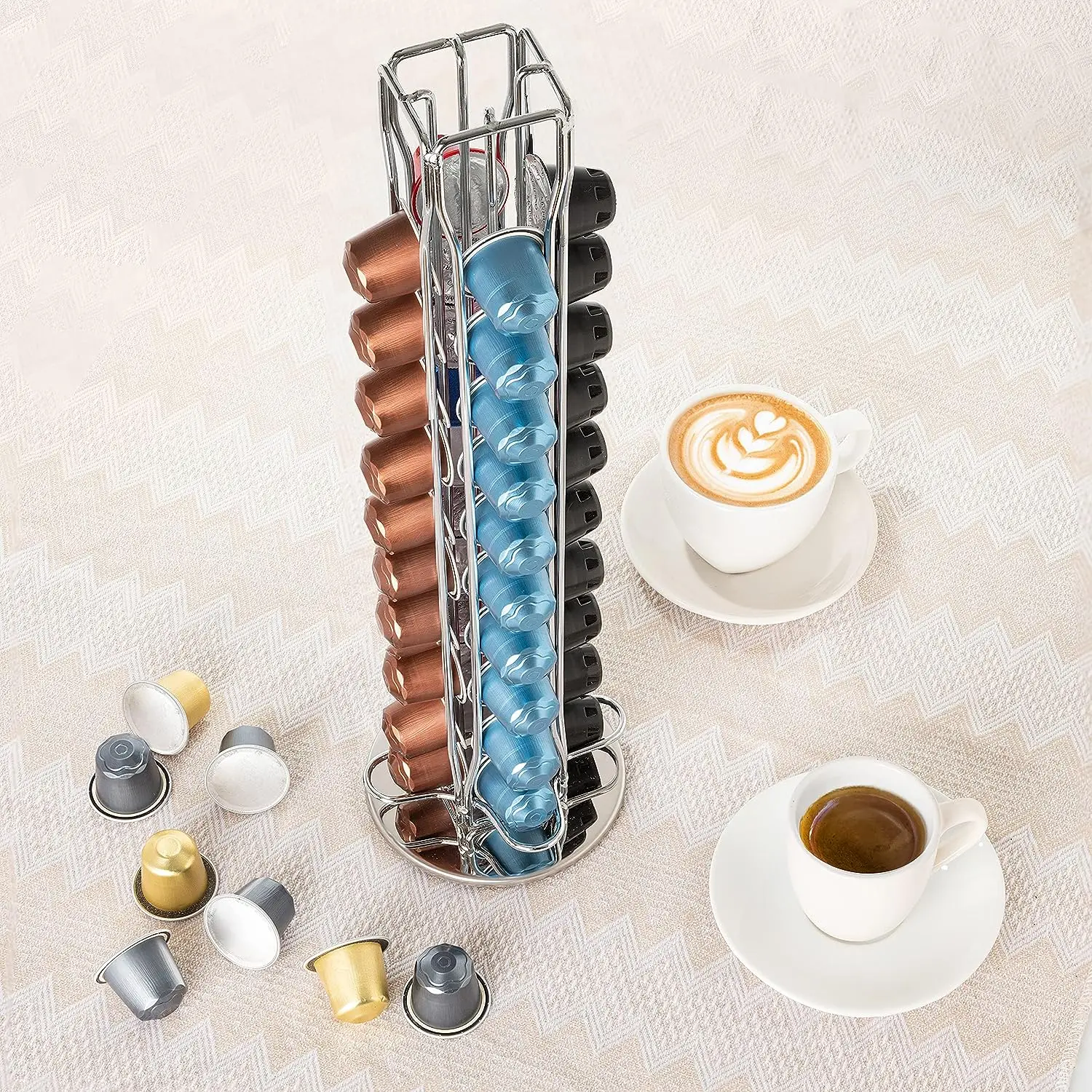 Держатель Nespresso железная подставка для хранения кофейных капсул аксессуары офисной кухни