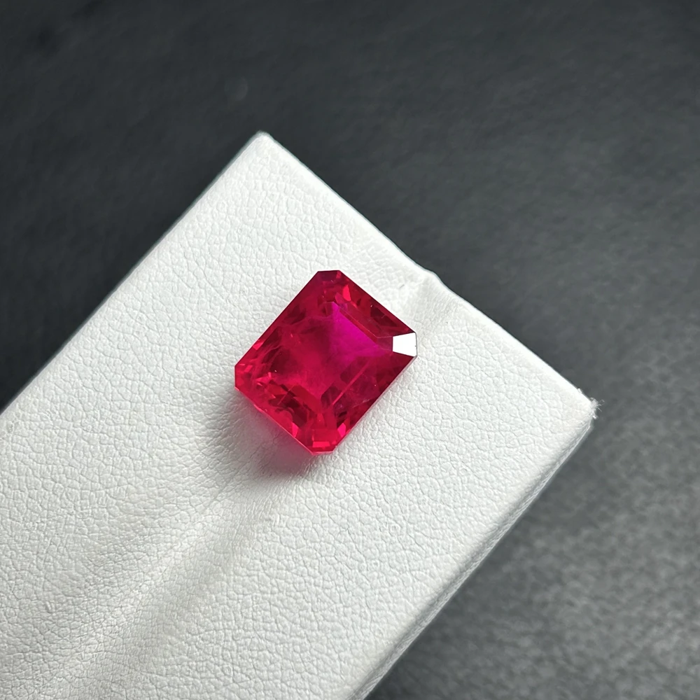 HQ GEMS New Products 10x14mm  9 Carat Octagon Cut 99.99% Same Natural Burma Ruby Gemstone