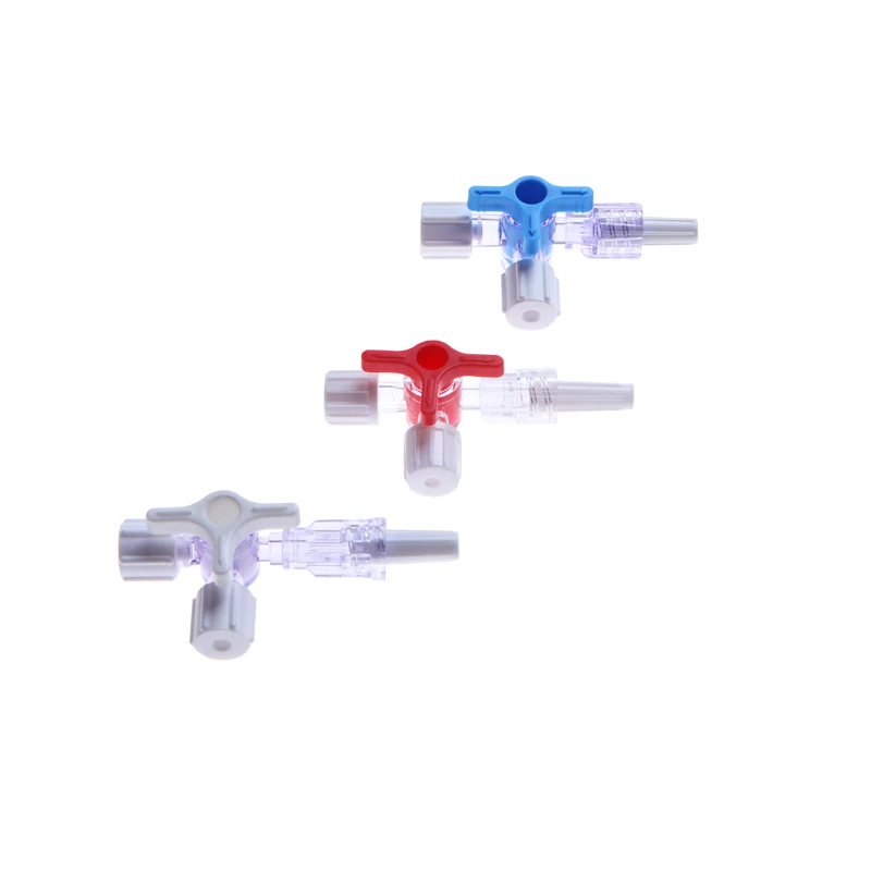 Medical EO Sterile 3 Way Tube Connector Stopcock With Luer Lock Three Way Stop Cock of hospital