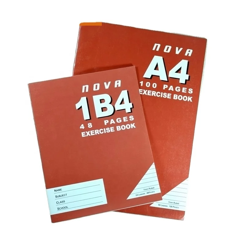 Настраиваемые блокноты A4/B4 тетрадь из бумажной бумаги 100 лист спиральный переплет шитье школьные тетради для упражнений в твердом переплете