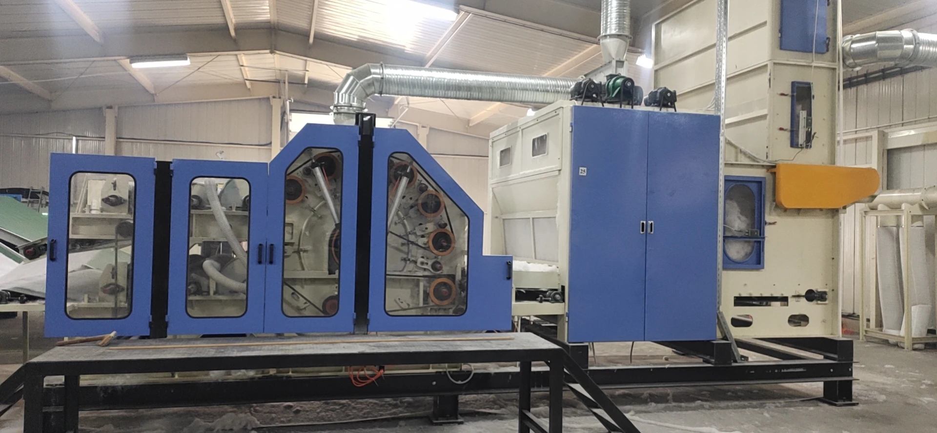 AL-- Polyester/PP  Fiber Nonwoven Carding Non woven  Carpet /Geotextil/Wadding Making  Machine