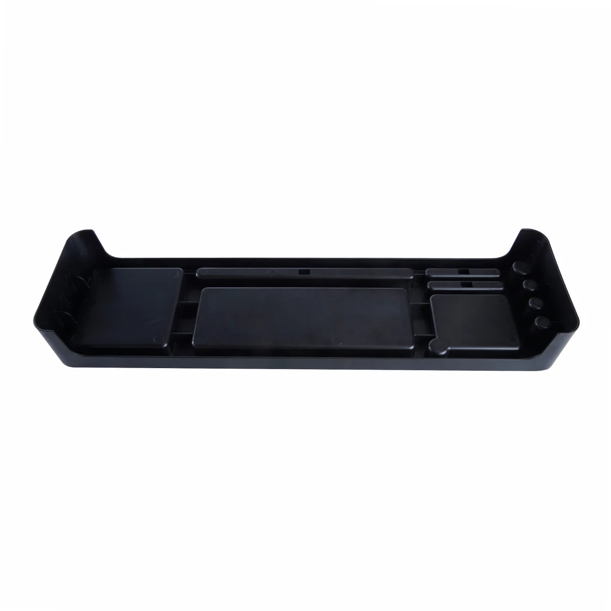 Plastic Office Table Organizer with Flat Computer and Mobile Phone Gap