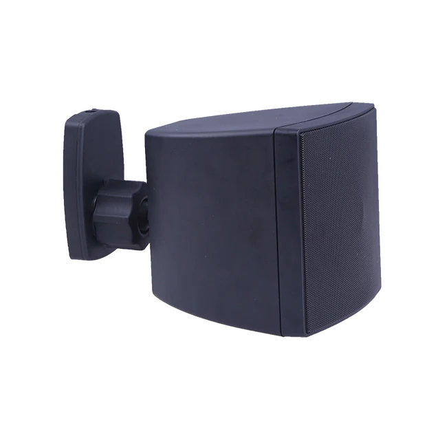 ABS 2 way hi-fidelity 20W 40W 100V 16ohm 4 inch Small Mini Coaxial Wall Mount Speaker with Bracket for coffee shop hotel home