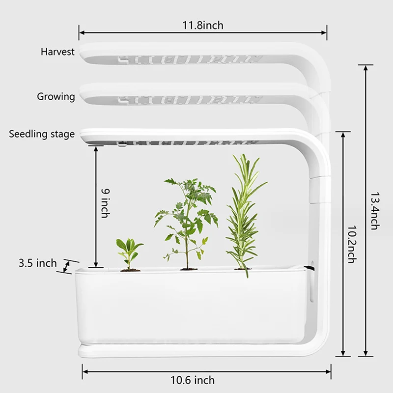 hydroponic grow system kit Small  intelligent garden Indoor Hydroponic kit Vegetable growing kitchen potting hydroponic system