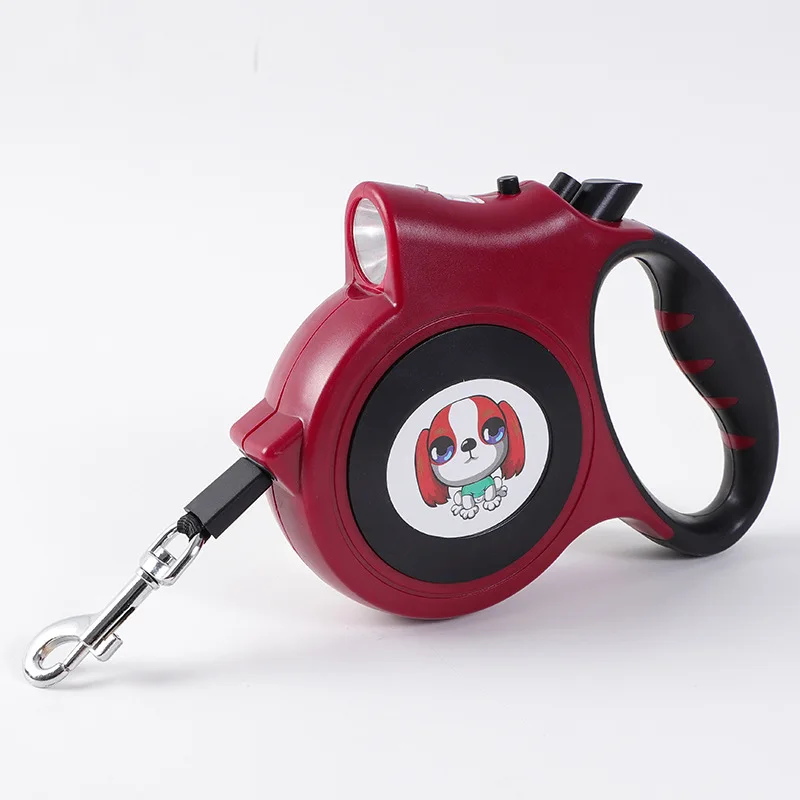 New Fashion Heavy Duty 5M Reflective Auto Pet Retractable Dog Leash For Walking