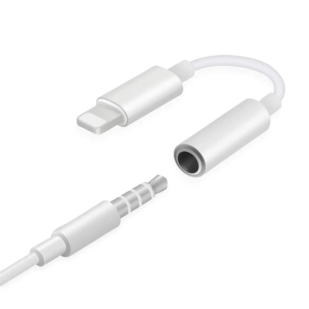 
IOS 14 Headphone Adapter For iPhone Earphone AUX Adapter 3.5 mm headphone audio aux adapter Lighting To 3.5mm aux cable 