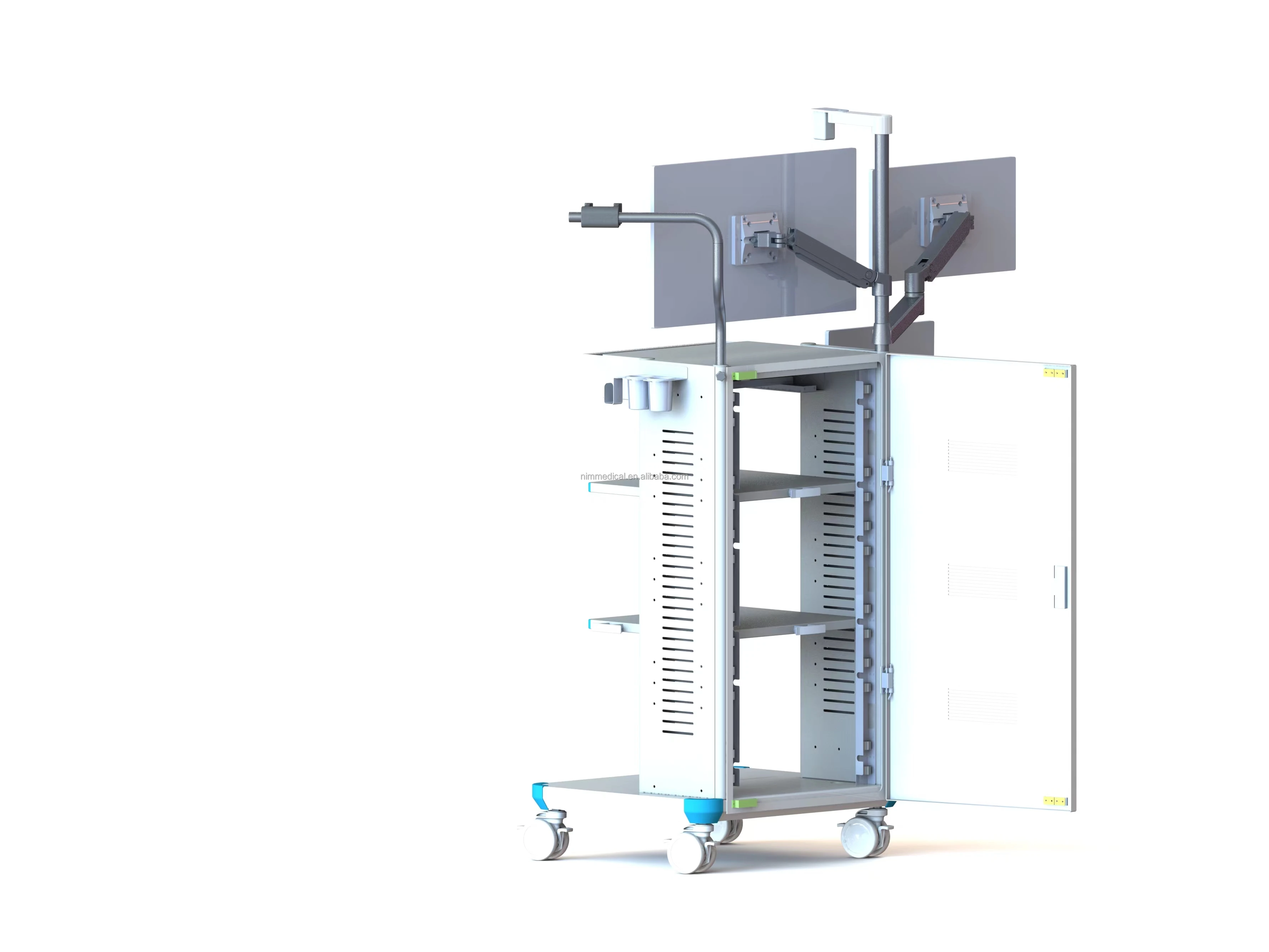 Customized Laparoscopy trolley cart arthroscopy trolley colposcope cart endoscopy holder