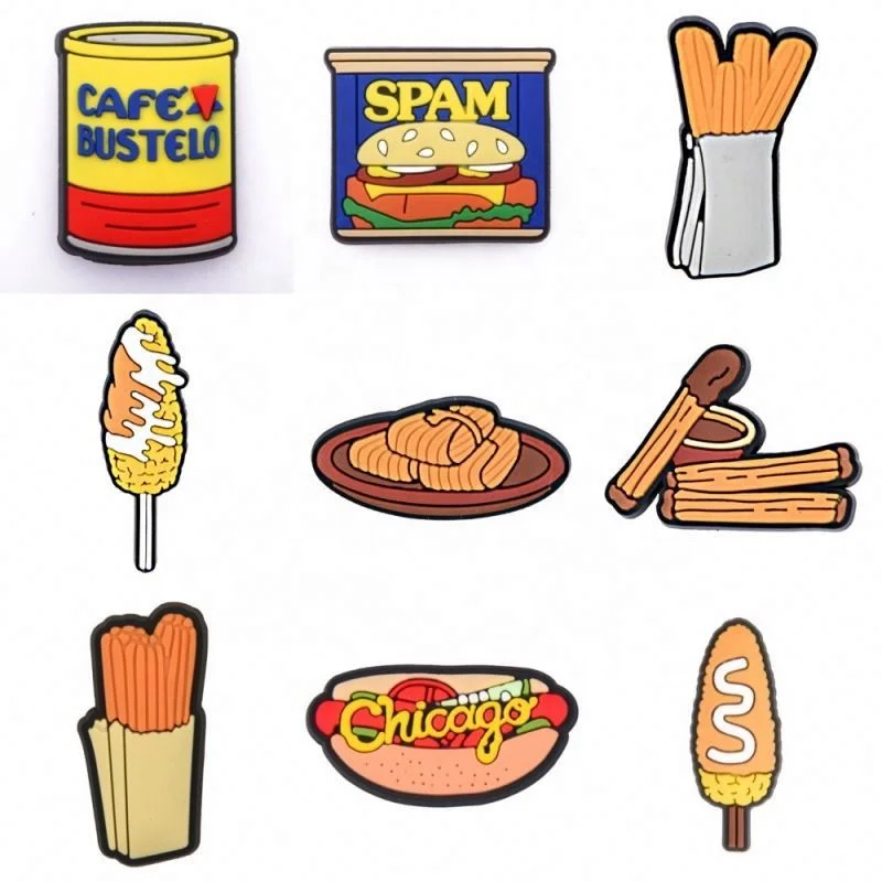 Custom clog Shoe Charm Wholesale Mexican clog charms new design shoe pin shoelace clip mexican charms for unisex clog shoes