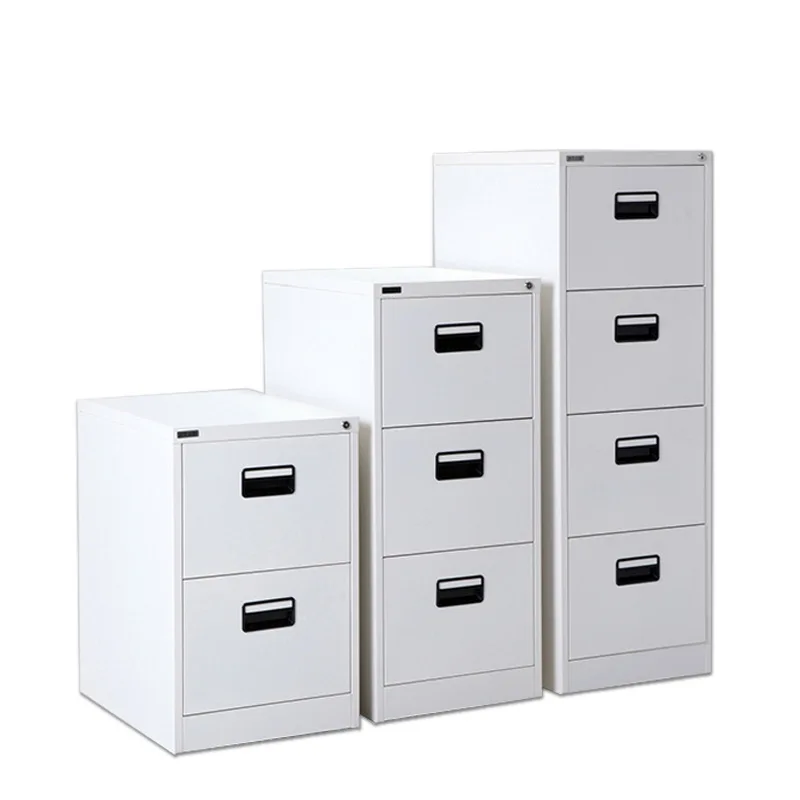 Good  Quality Wholesale 2 3 4 Drawers Cabinet with Card Holder Vertical Office Metal File Cabinet