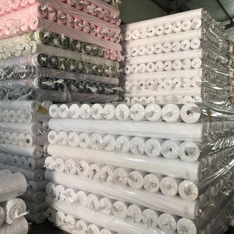 
good quality 100% polyester microfiber plain solid color dyed fabric 