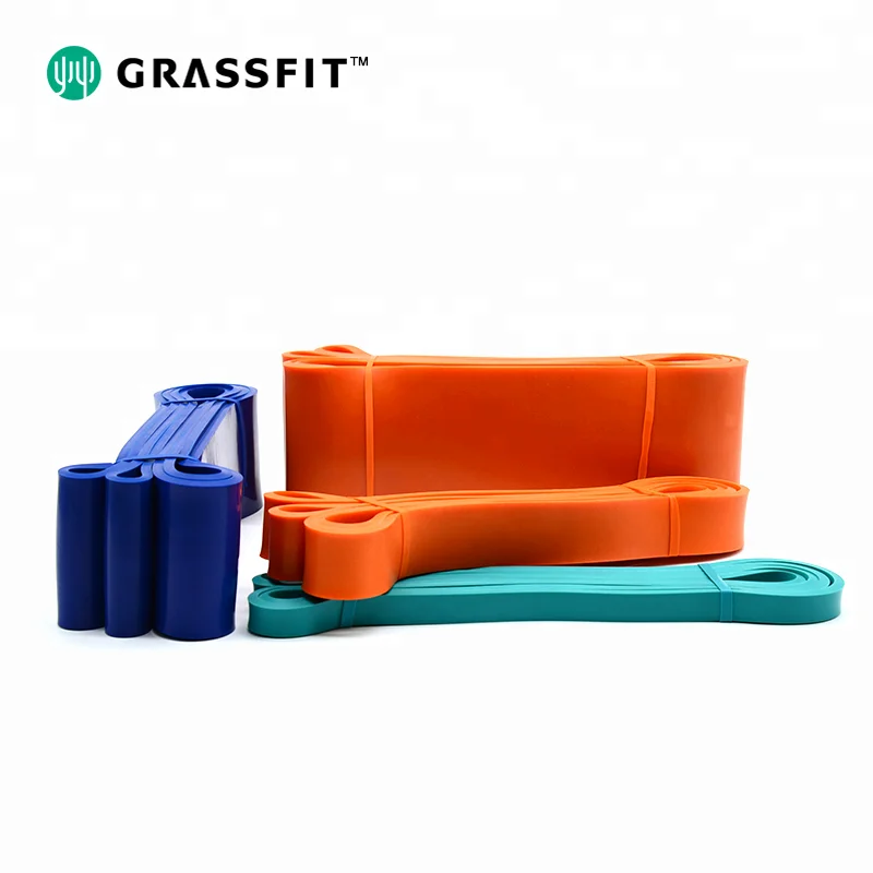 Custom Logo Gym Fitness Workout Latex Pull-up Resistance Band Yoga Stretch Bands Resistance 2080mm Loop Bands for Exercise