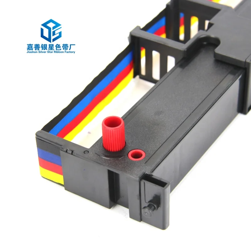 Compatible Dot Matrix Printer Ribbon Cartridge for Epson S015073 LX300 4C LQ800 Colour Fabric Ribbon S015077 C13S015073