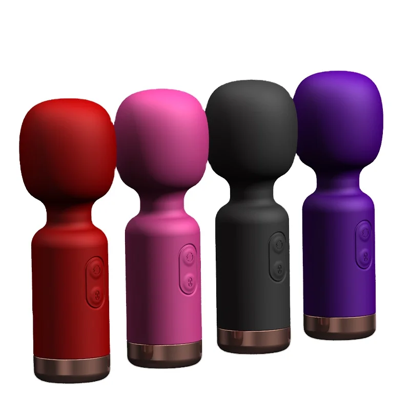Hot Selling Mini Av Wand Clitoris Vibrator Sex Toy For Woman G Spot Dildo 10 Frequency Vibrator For Women