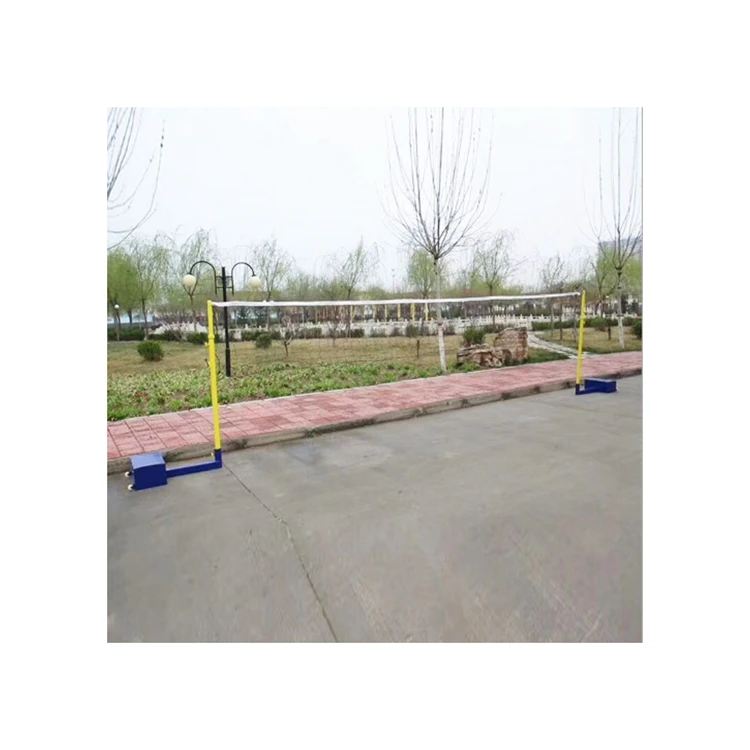 Durable and Portable Steel Tube Badminton Stand Outdoor Volleyball Net Stand