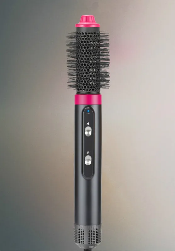 Best Sell Fast Electric Salon Cold And Hot Air 4 In 1 Hair Dryer Straightener Comb Rotating Hot Air Brush