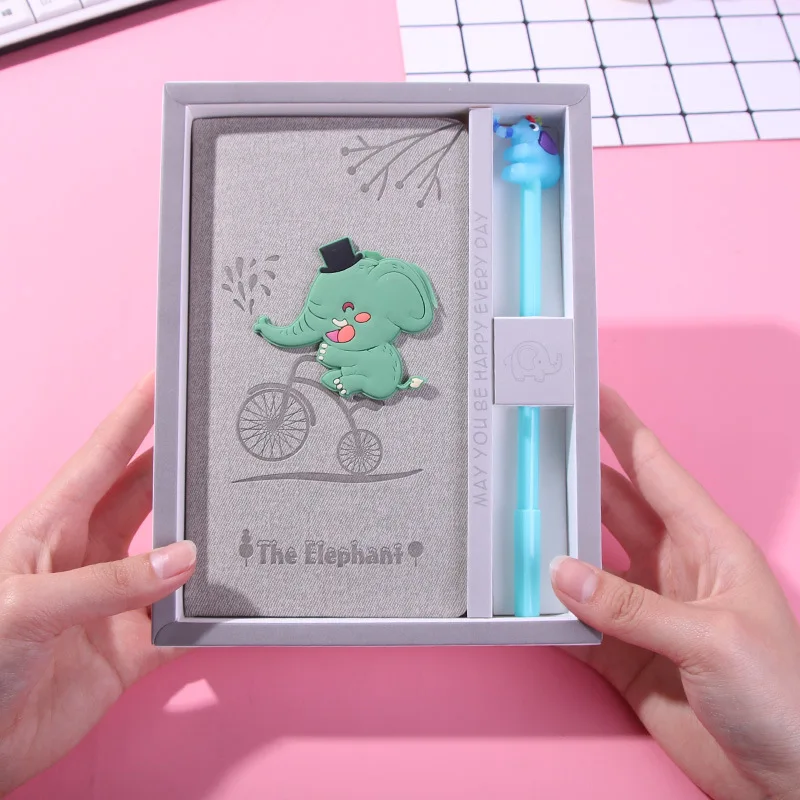 Journal A5 Notebook With Pen Stationary Set Gift Box Promotional Gratitude School Stickers Planner Wholesale Customized