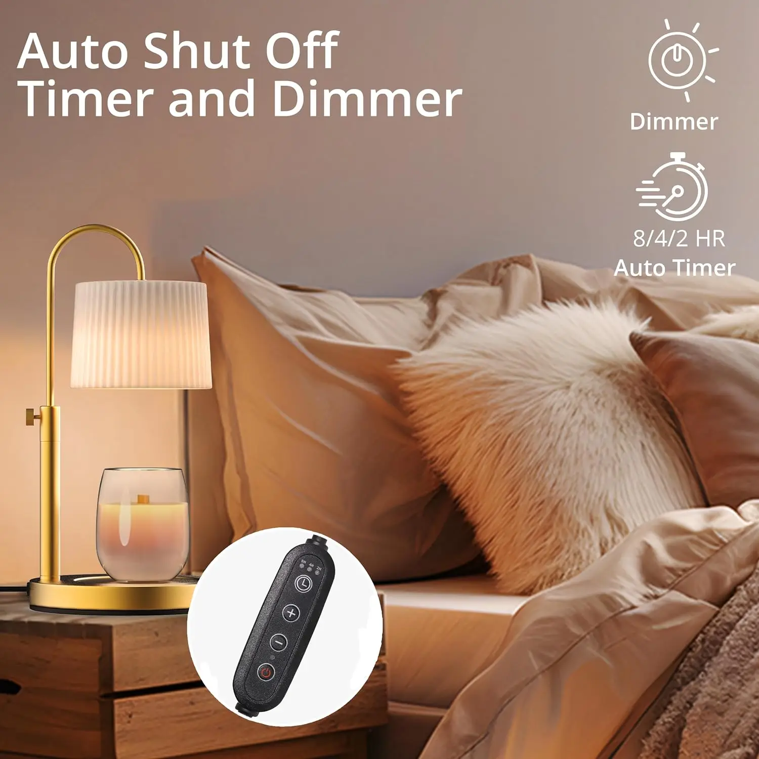 Wholesale Luxury Home Decor Aroma Electric Candle Warmer Lamp Indoor Wax Melt Burner Candle Warmer Lamp For Scented Candle