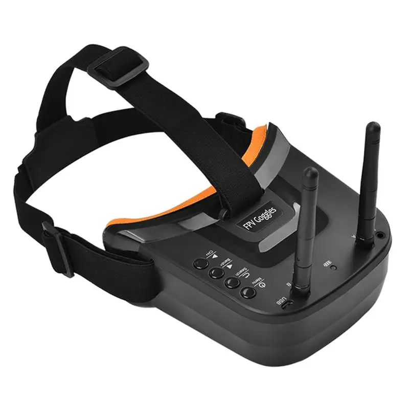 2020 Hot 3C Mini FPV gafas 3 inch 480x320 Display Double Antenna Reception 5.8G 40CH with Battery for RC FPV Racing