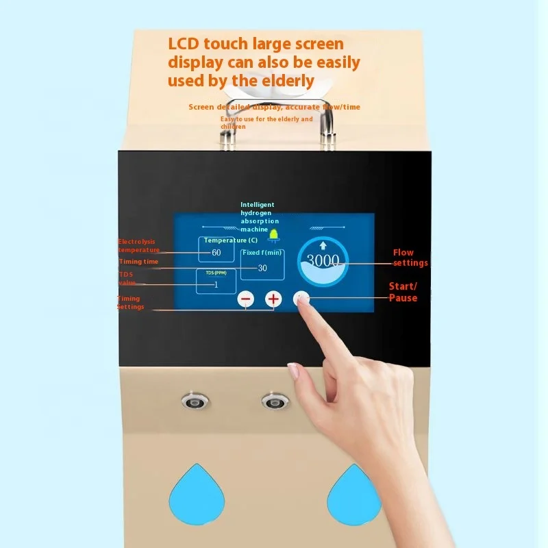 Household Hydrogen Absorption Machine PEM Hydrogen Gas Generator with Hydrogen Breathing Inhalation Generator 450--8400ML