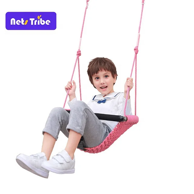 Fun chair swing swing set playground that kids like, removable seat rocking swing