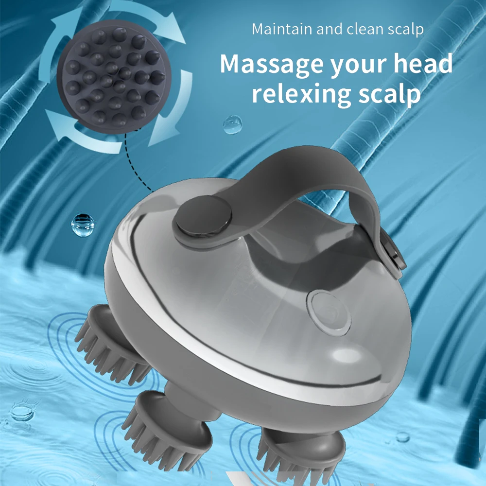 Haute qualite masseur electrique brosse massage cuir chevelu petrisseur masseur de tete les produits pour la sante