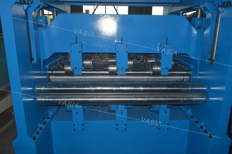 Metal sheet straightening leveler machine