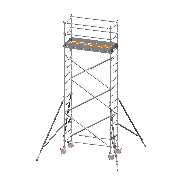High Quality Professional 2m echafaudage aluminum rolling scaffold tower for outdoor