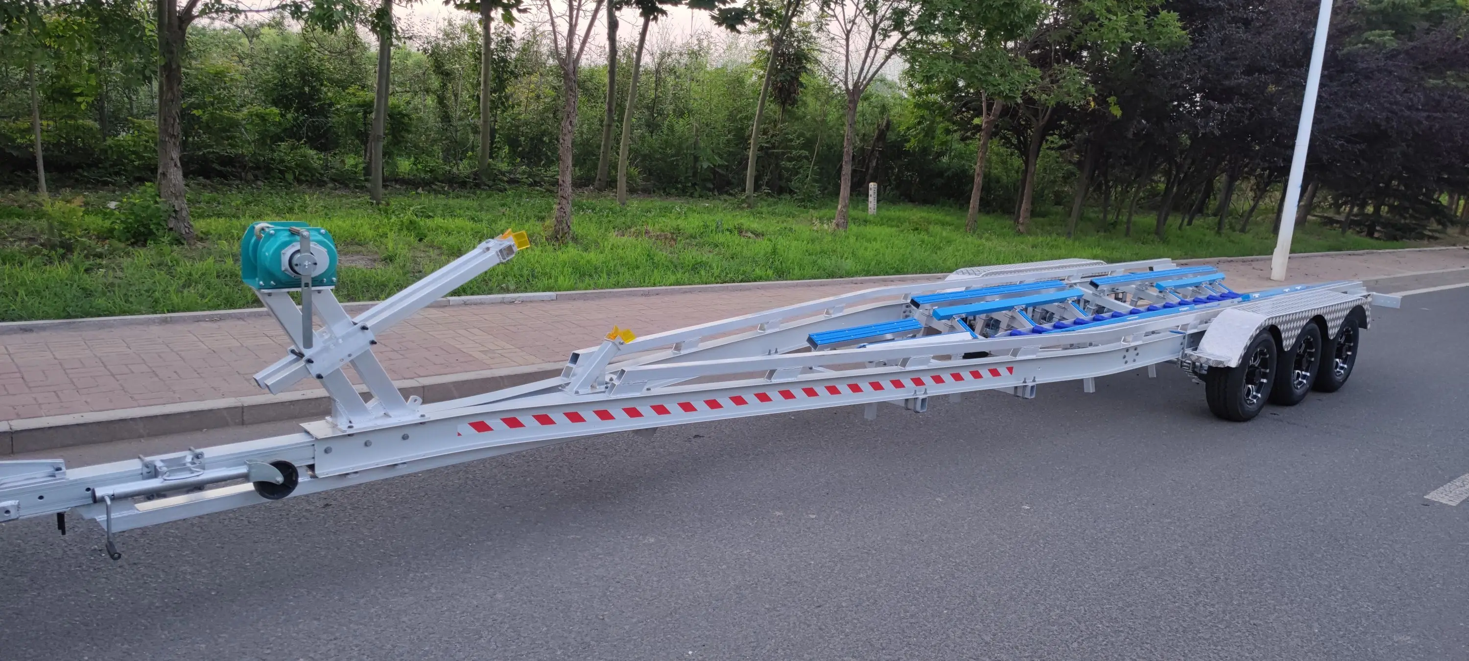 5 Ton Boat & Watercraft Trailer 35ft Poly Bunks with Aluminum Durable and Lightweight