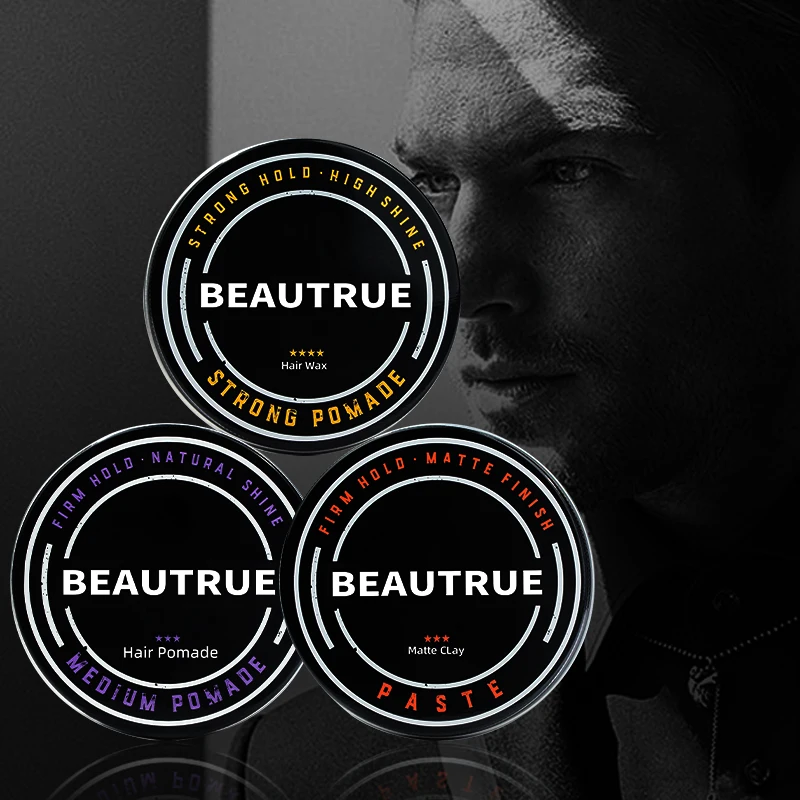 Wholesale Private Label Hair Gel Extra Strong Hold Hair Styling Products Pomades Hair Wax for men