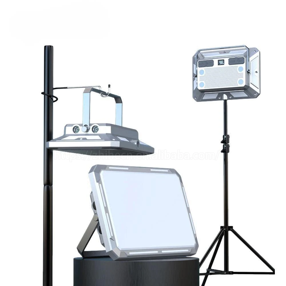 Camping Lantern 18650 Battery IP44 2800Lm Folding Standing Hanging ABS PC Rechargeable Emergency Throw Light