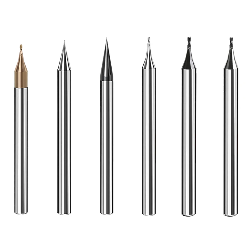 manufacture custom carbide endmills micro end mill 0.2mm-1mm best end mill for cutting aluminum herramientas para fresadora