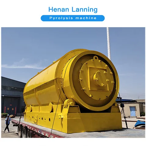 waste tire recycling line to oil waste rubber to oil pyrolysis equipment