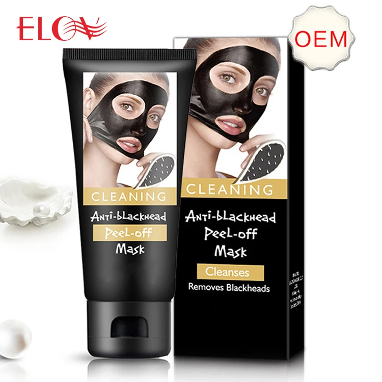60g Black Head Remover Facial Mud Mask Black Face Mask Acne Treatments Peel Off Black Mask from Black Dots Skin Care