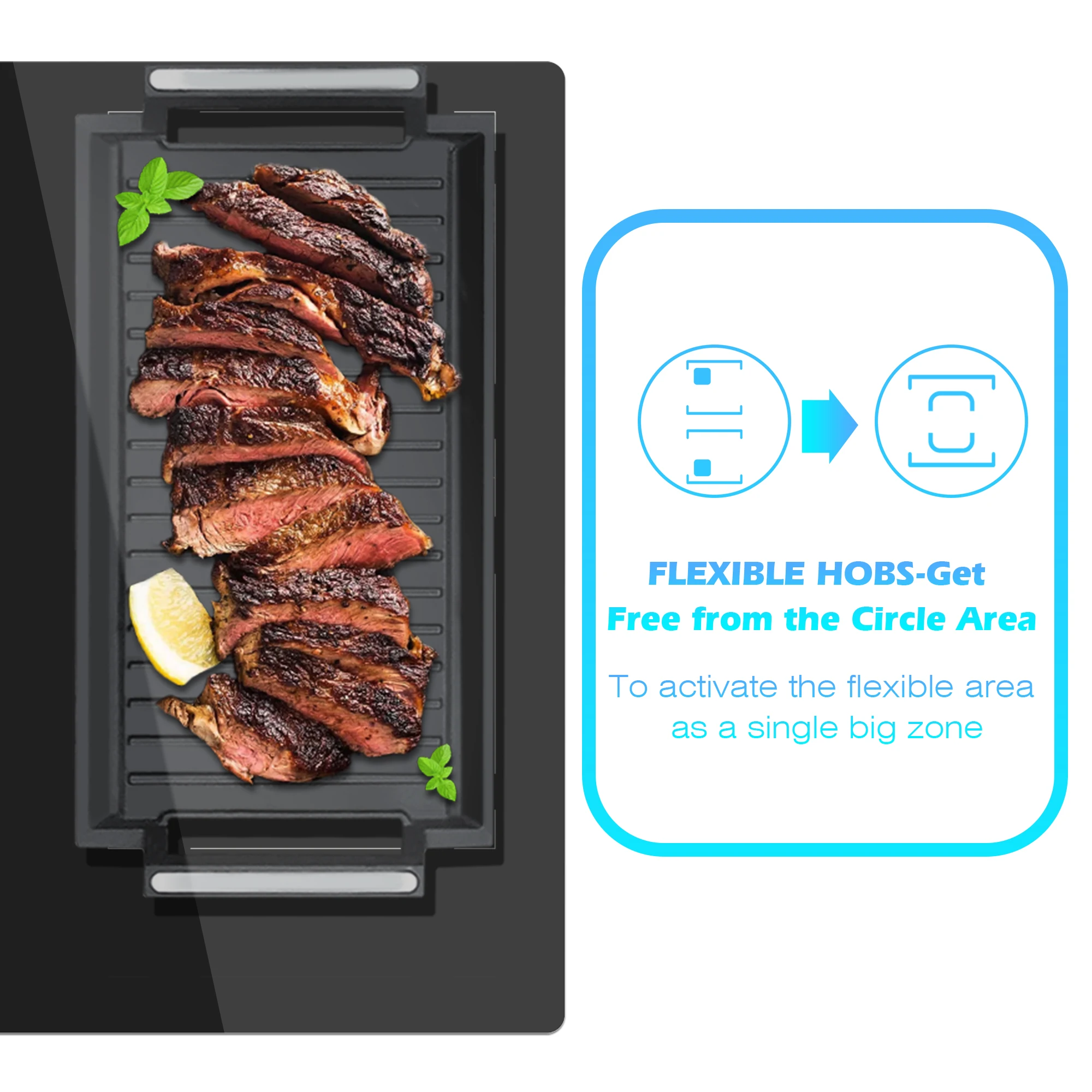 5 Zone Efficient Heating With Induction Cooker Quick And Even Cooking Every Time