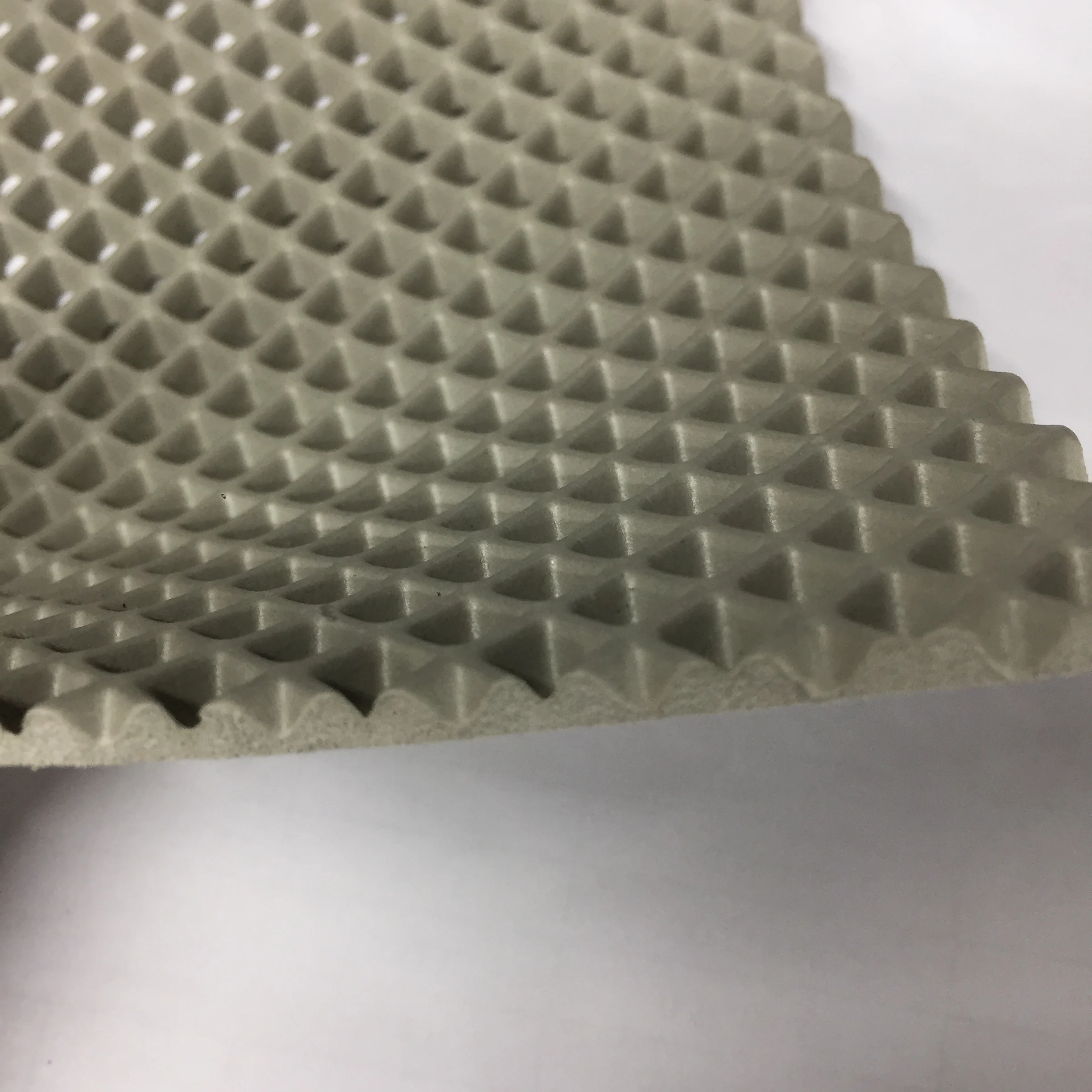 Perforated punched grey eva foam sheet for cushion mat/car flooring from Chinese eva foam mat manufacturer