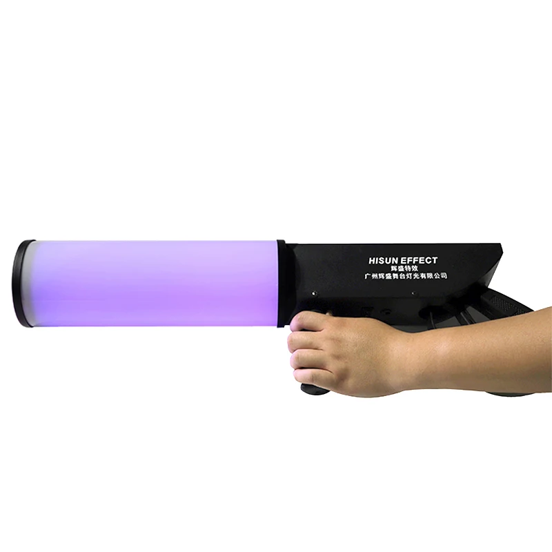 Led Dj Gun Smoke Fog Cannon Column Strong Cryo Stage Equipment Party Wedding Disco Night Club Concert Hand Hold Co2 Jet Machine