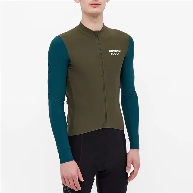 OEM Custom Printing logo Nylon Fleece Mesh Lining Lightweight Sport Cycling Jersey for Men