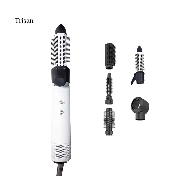 Brushless Motor 5 in 1 Hot Air Brush 110000 rpm Interchangeable heads Comb styling tools Ionic Hair Dryer Ceramic and Curler