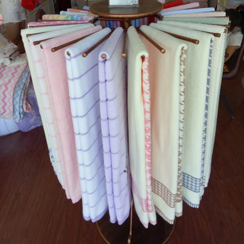 Colorful scarf display stand hanging display racks customized size factory price