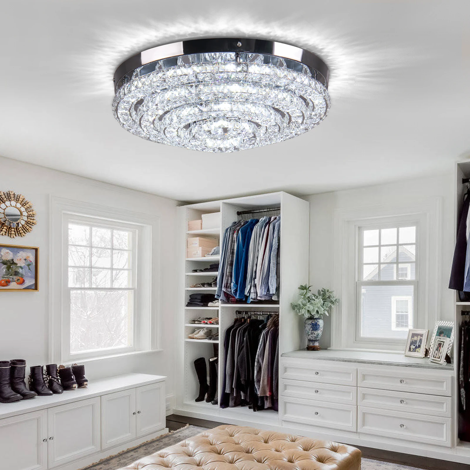 Modern ceiling light LED crystal luxury home living room bedroom decoration ceiling lights LED