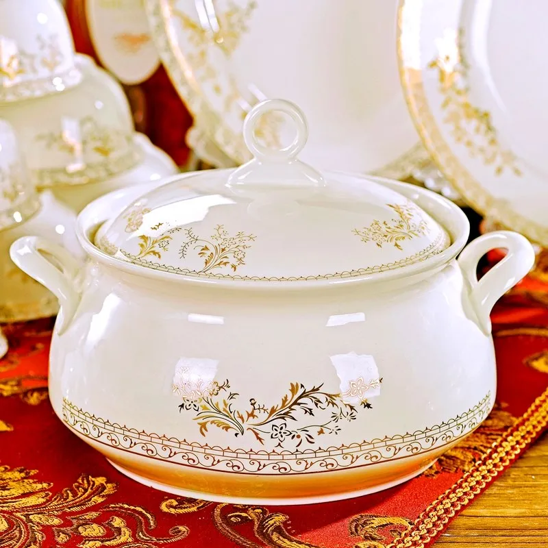 WinWin Brand new ceramic dinner set bonechina blue chinese dinnerware sets with high quality