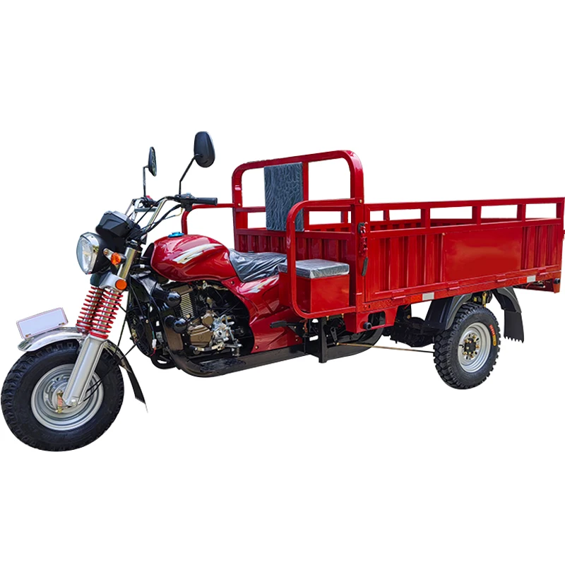 Factory air cooled engines tuktuk three wheel petrol motorized motor tricycle cargo motorcycle