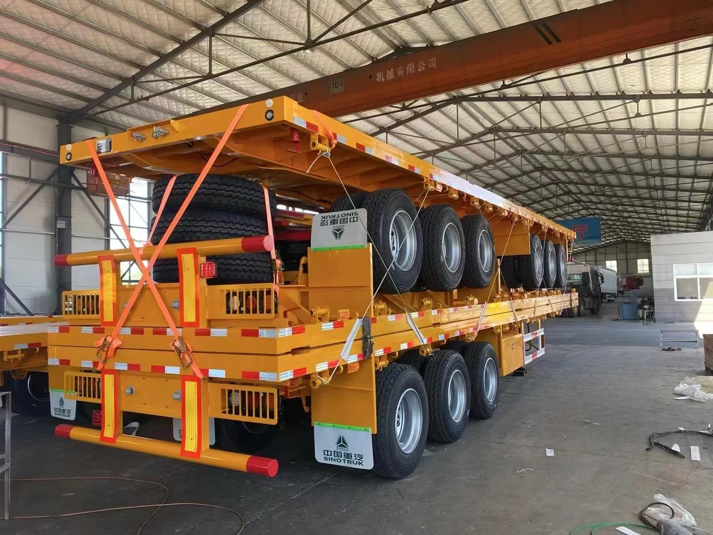 Best Price 30 40 50 Ton 2 3 4 Axles 48 Ft 40 Ft 20 Ft Flatbed Trailer for Sale