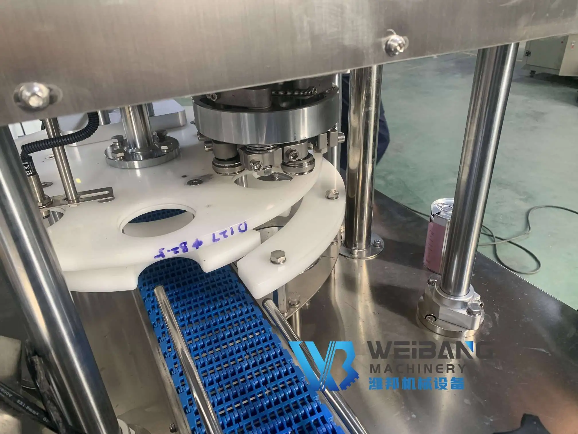 WB-Q130 Automatic Milk Powder Protein Powder Container Sealing Capping machines  Tin Can Sealer