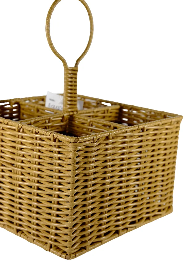 The outdoor picnic basket with handle  basket weaving  rattan box mini basket storage