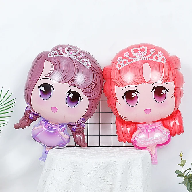 Princess Purple Mulberry Balloons Girl Princess Party Happy Birthday Scene Decoration Balloon Supplies