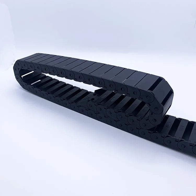 Cable Carrier Plastic Nylon Materials For Cnc Router Machine Using Wire Carrier Semi Sealing Drag Drag Chain Cable Chain