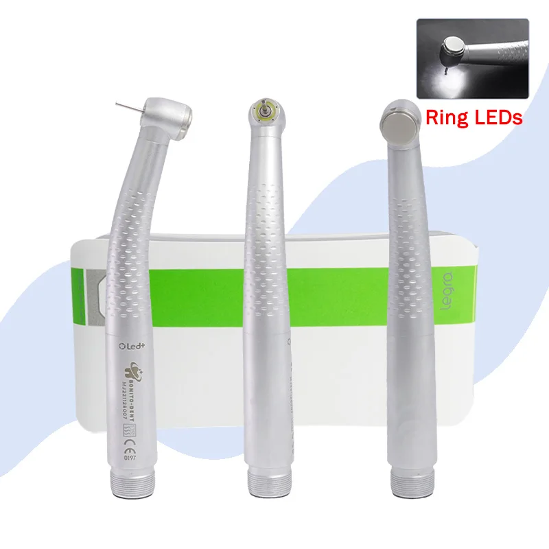 26W Ring LED Light High Speed Dental Handpiece Strong Shadowless Metal Steel Material dental handpiece