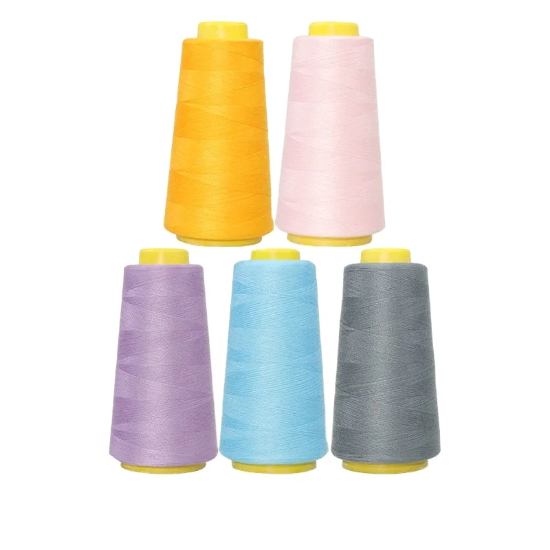 Tailoring materials 100% spun polyester sewing thread 40/2 3000y for sewing clothes