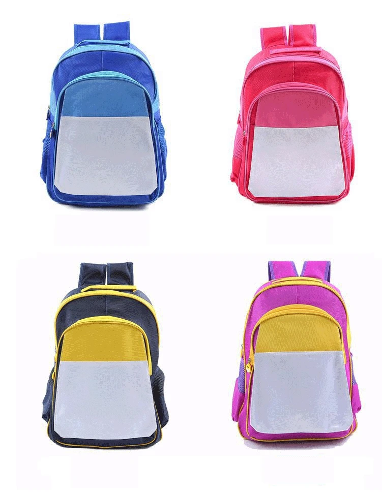 Custom Logo Sublimation Blank School Bag For Preschool Kindergarten Kid Toddler Backpacks Boys And Girls